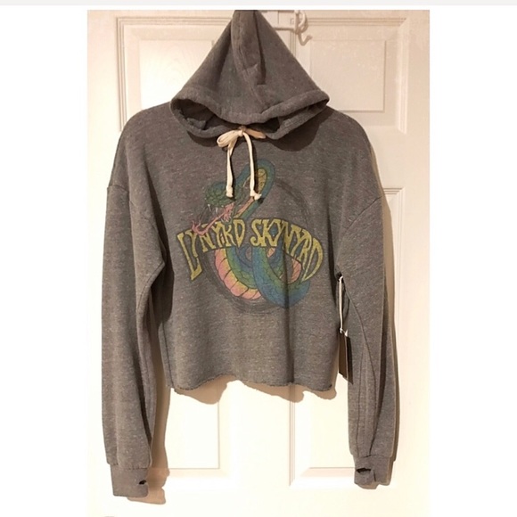 Trunk Ltd, Lynyrd Skynyrd, Cropped, Sweatshirt NWT - Picture 5 of 8